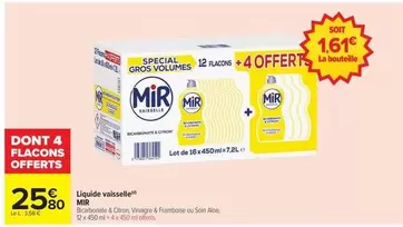 Mir - Liquide Vaisselle offre à 25,8€ sur Carrefour Market