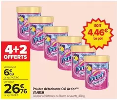 Vanish - Poudre Détachante Oxi Action offre à 6,69€ sur Carrefour Market