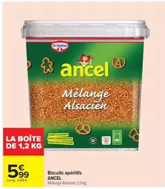 Ancel - Biscuits Apéritifs offre à 5,99€ sur Carrefour Market