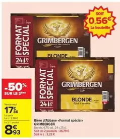 Grimbergen - Bière D'abbaye offre à 17,86€ sur Carrefour Market
