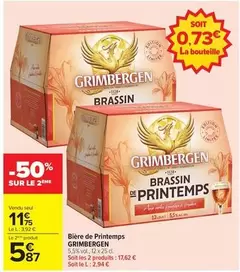 Grimbergen - Bière De Printemps offre à 11,75€ sur Carrefour Market