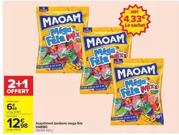 Haribo - Assortiment Bonbons Megs+été offre à 12,98€ sur Carrefour Market