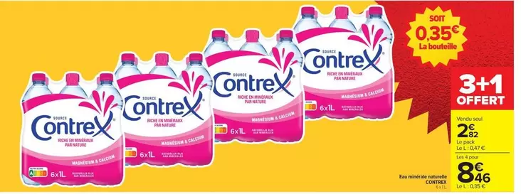 Contrex - offre à 2,32€ sur Carrefour Market