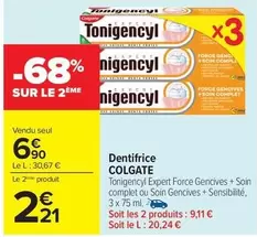 Colgate - Dentifrice offre à 6,9€ sur Carrefour Market