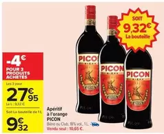 Picon - Apéritif À L'orange offre à 9,32€ sur Carrefour Drive