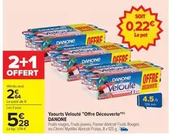 Danone - Yaourts Velouté "Offre Découverte" offre à 2,64€ sur Carrefour Drive