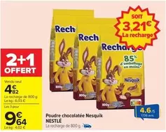 Nestlé - Poudre Chocolatée Nesquik offre à 4,82€ sur Carrefour Drive