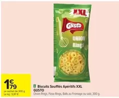 Biscuits Soufflés Apéritifs Xxl offre à 1,79€ sur Carrefour Drive