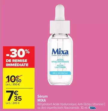 Mixa - Sérum offre à 7,35€ sur Carrefour Drive