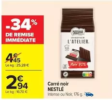 Nestlé - Carré Noir offre à 2,94€ sur Carrefour Drive