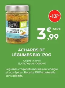 Le Coq Noir - Achards De Légumes Bio offre à 3,99€ sur Cabesto