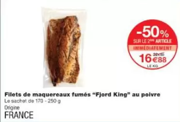Filets De Maquereaux Fumes "Fjord King" Au Poivre offre à 16,88€ sur Monop'