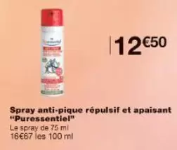 Puressentiel - Spray Anti-Pique Répulsif Et Apaisant offre à 12,5€ sur Monop'