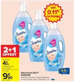 Soupline - Adoucissant Dilué offre à 4,95€ sur Carrefour Express