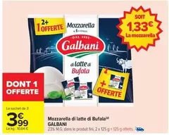 Galbani - Mozzarella Di Latte Di Bufala offre à 3,99€ sur Carrefour Express