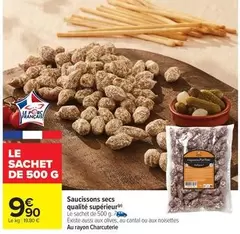 Saucissons Secs Qualité Supérieur offre à 9,9€ sur Carrefour Express