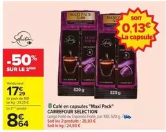 Carrefour - Café En Capsules "maxi Pack" offre à 17,29€ sur Carrefour Express
