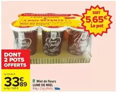 Lune de miel - Miel De Fleurs offre à 33,89€ sur Carrefour Express