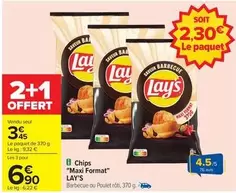 Lay's - Chips "maxi Format" offre à 3,45€ sur Carrefour Express