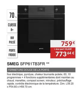 Smeg - SFP61TB3FR offre à 759€ sur Copra