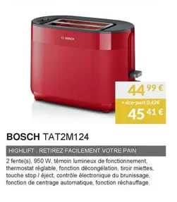 Bosch - TAT2M124  offre à 44,99€ sur Copra