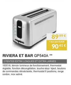 Riviera Et Bar -  GP540A  offre à 89,99€ sur Copra