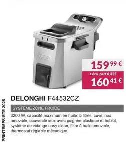 DeLonghi - F44532CZ offre à 159,99€ sur Copra