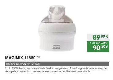 Magimix - 11660 ** offre à 89,99€ sur Copra