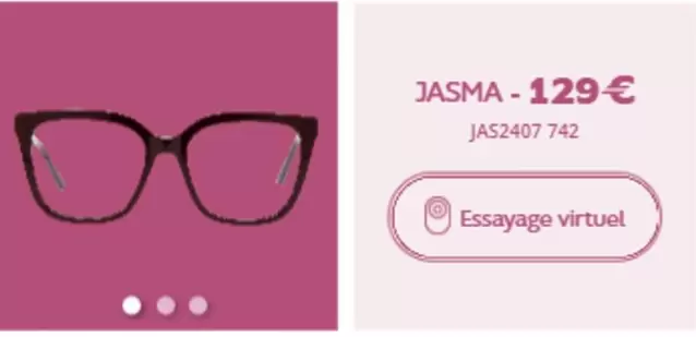 Jasma offre à 129€ sur Le Collectif des Lunetiers