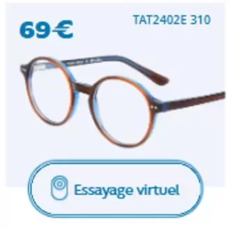 Estuche Tat2402e 310 offre à 69€ sur Le Collectif des Lunetiers