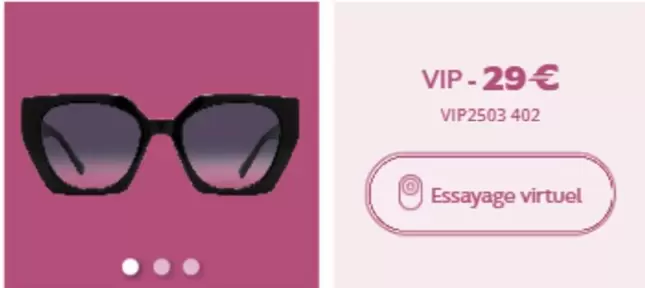 Visage Virtuel offre à 29€ sur Le Collectif des Lunetiers