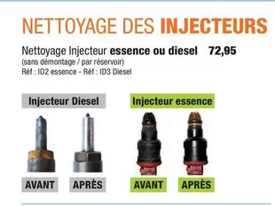 Nettoyage Des Injecteurs Essence Ou Diesel offre à 72,95€ sur Autobacs