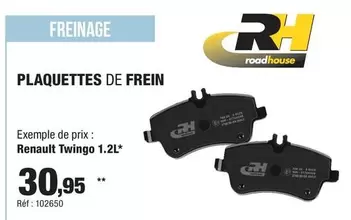 Renault - Plaquettes De Freinage offre à 30,95€ sur Autobacs