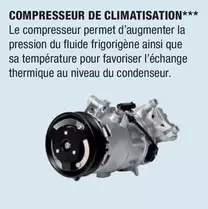 Compresseur De Climatisation offre sur Autobacs