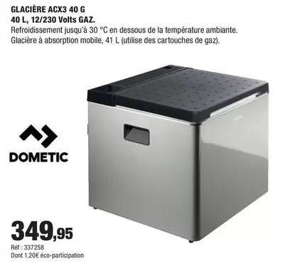 Glacière Acx3 offre à 349,95€ sur Autobacs