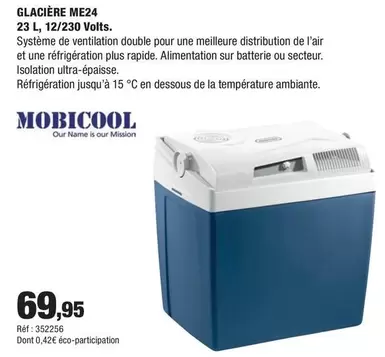 Glacière Me24  offre à 69,95€ sur Autobacs