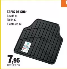 Tapis De Sol offre à 7,95€ sur Autobacs