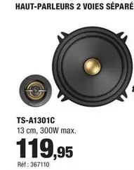 Haut-parleurs 2 Voies Sépare offre à 119,95€ sur Autobacs