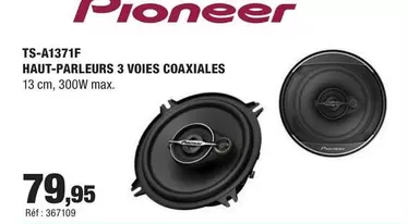 Pioneer - TS-A1371F Haut-Parleurs 3 Voies Coaxiales offre à 79,95€ sur Autobacs