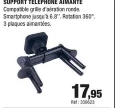 Support Telephone Aimante offre à 17,95€ sur Autobacs