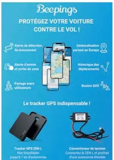  Le Tracker GPS Indispensable offre sur Autobacs