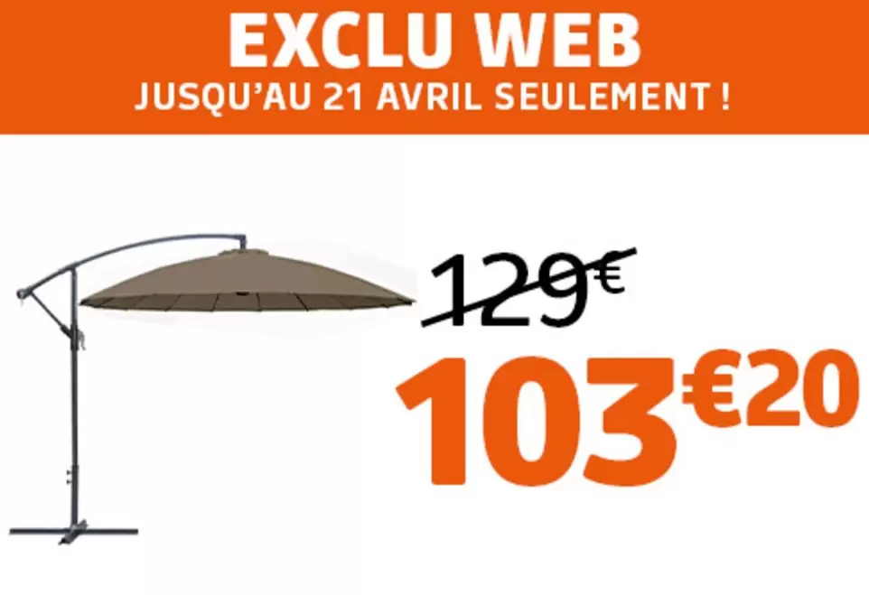 Assorbenti offre à 103,2€ sur Jardiland