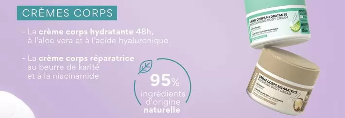 Cosmia - Crèmes Corps  offre sur Auchan Hypermarché