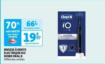 Oral-B - Brosse À Dents Electrique offre à 19,97€ sur Auchan Hypermarché