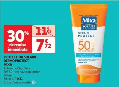 Mixa - Protection Solaire Dermo Protect offre à 7,72€ sur Auchan Hypermarché