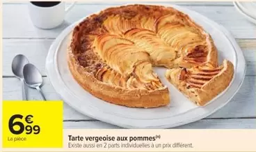Tarte Vergeoise Aux Pommes offre à 6,99€ sur Cora