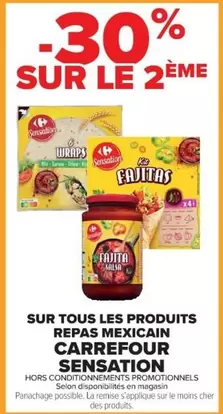 Carrefour - Sur Tous Les Produits Repas Mexicain offre sur Cora