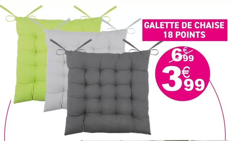 Galette De Chaise offre à 3,99€ sur KANDY