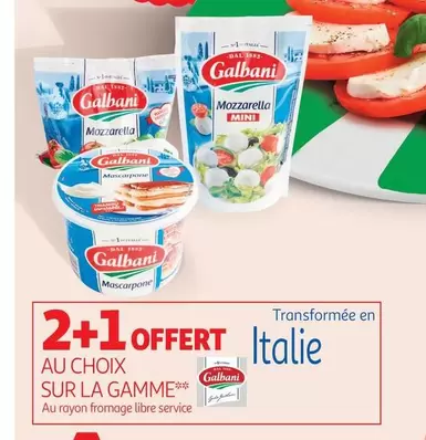 Galbani - Sur La Gamme offre sur Auchan Hypermarché