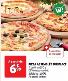 Pizza Assemblee Sur Place offre à 6,99€ sur Auchan Hypermarché